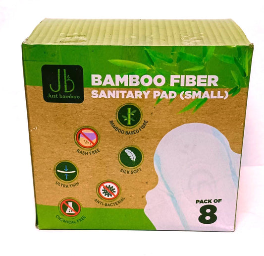 Image of Bamboo fibre Absorbent Sanitary Pads. An Eco friendly solution for feminine hygiene. Bio Degradable Sanitary Pads. Anti Bacterial, Rash Free, Chemical Free, Ultra thin sanitary pads.  Secrets of Brahmaputra sells natural, organic and healthy food that includes organic rice, spices, pickles, teas, bamboo products and other natural items.