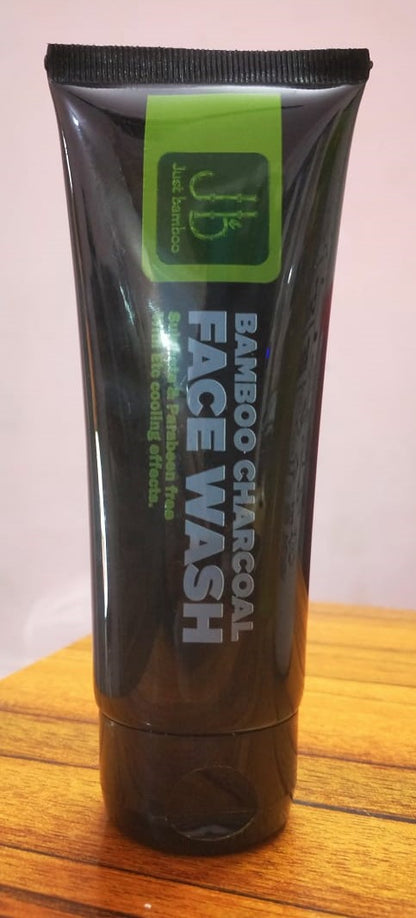 Image of Secrets of Brahmaputra Bamboo Charcoal Face wash. Secrets of Brahmaputra sells natural, organic and healthy food that includes organic rice, spices, pickles, teas, bamboo products and other natural items.