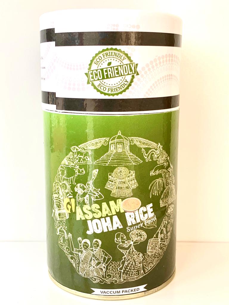 Image of Assam Joha Rice. Secrets of Brahmaputra sells natural, organic and healthy food that includes organic rice, spices, pickles, teas, bamboo products and other natural items.