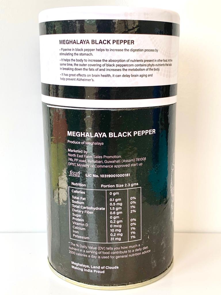 Image of Meghalaya Black Pepper. Secrets of Brahmaputra sells natural, organic and healthy food that includes organic rice, spices, pickles, teas, bamboo products and other natural items.