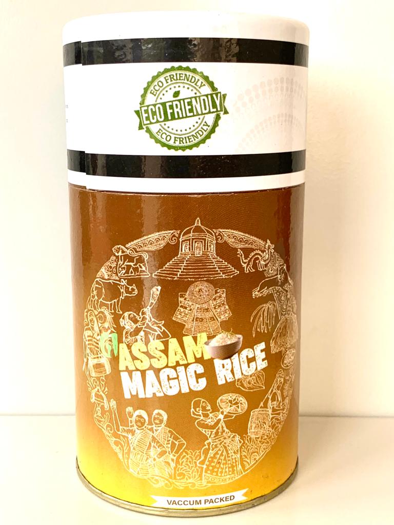 Image of Assam Magic Rice. Secrets of Brahmaputra sells natural, organic and healthy food that includes organic rice, spices, pickles, teas, bamboo products and other natural items.