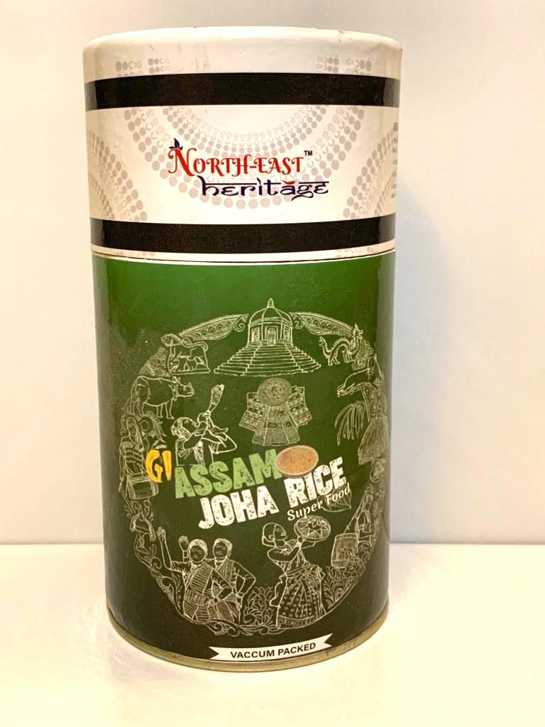 Image of Assam Joha Rice. Secrets of Brahmaputra sells natural, organic and healthy food that includes organic rice, spices, pickles, teas, bamboo products and other natural items.