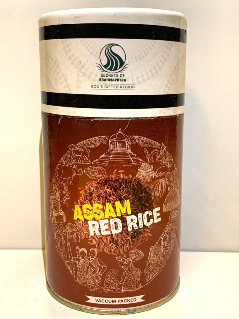 Image of Assam Red Rice. Secrets of Brahmaputra sells natural, organic and healthy food that includes organic rice, spices, pickles, teas, bamboo products and other natural items.