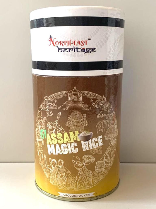 Image of Assam Magic Rice. Secrets of Brahmaputra sells natural, organic and healthy food that includes organic rice, spices, pickles, teas, bamboo products and other natural items.
