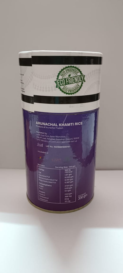Image of Arunachal Khamti Rice, has insoluble fibre promoting beneficial gut bacteria. A definite inclusion for those who suffer from heart burn, nausea as well as flare ups associated with diverticulitis and crohns disease. This rice reduces heart disease, pancreatic and gastric cancers and type 2 diabetes. secretsofbrahmaputra.com sells natural, organic and healthy food that includes organic rice, spices, pickles, teas, bamboo products and other natural items.