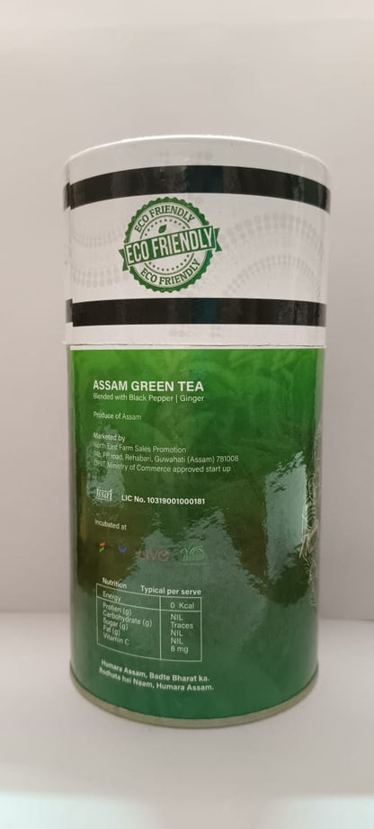 Image of Assam green tea blended with black pepper ginger reduces stress. It helps in losing weight and is a good source of vitamins and minerals. Secrets of Brahmaputra sells natural, organic and healthy food that includes organic rice, spices, pickles, teas, bamboo products and other natural items from the North East of India.