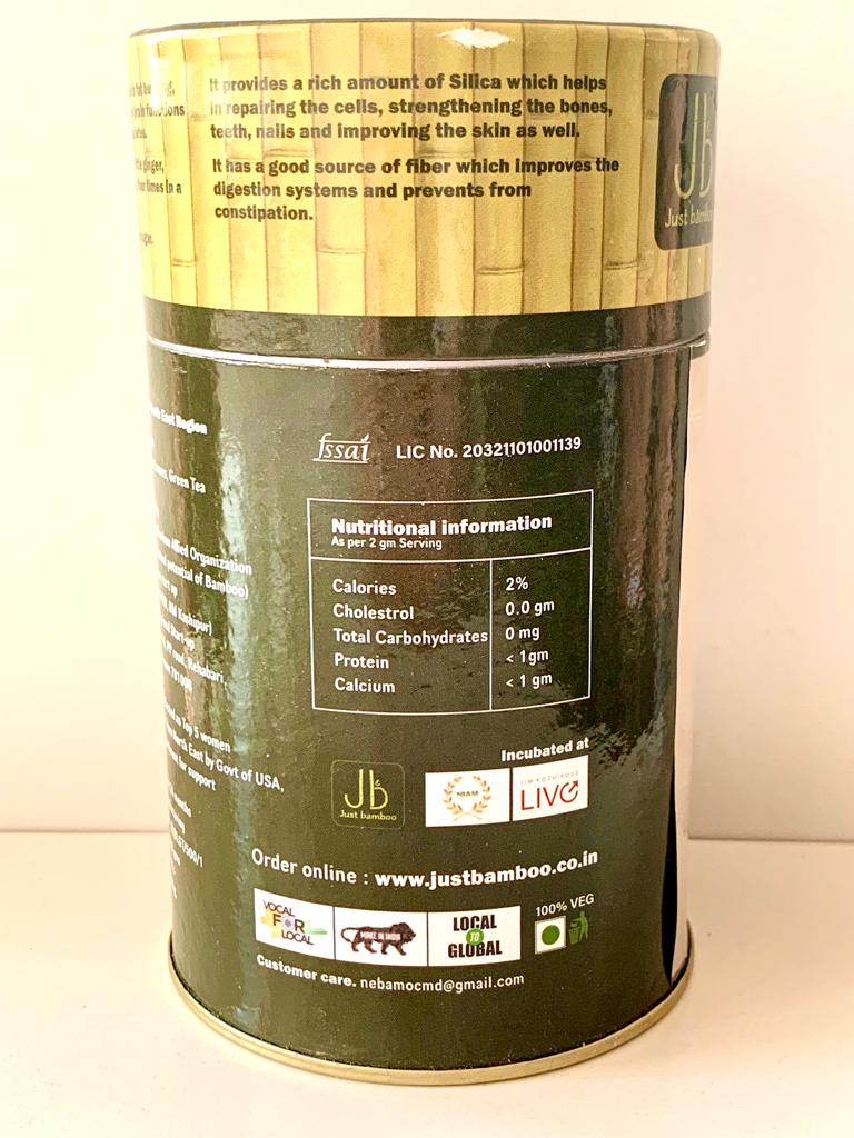 Image of Bamboo leaf green tea reduces bad breath, burns fat, is anti ageing. It prevents diabetes, boosts immunity, lowers blood sugar. Secrets of Brahmaputra sells natural, organic and healthy food that includes organic rice, spices, pickles, teas, bamboo products and other natural items from the North East of India.